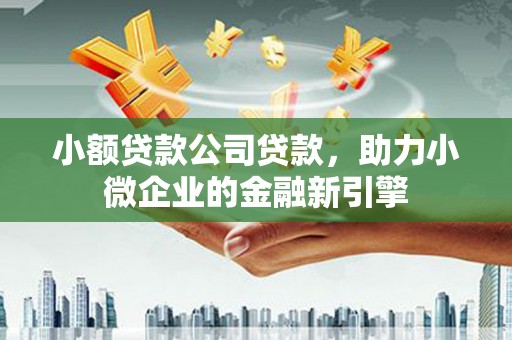 长武小额贷款公司贷款，助力小微企业的金融新引擎