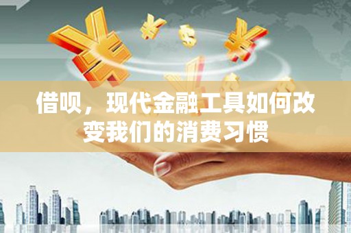 长武借呗，现代金融工具如何改变我们的消费习惯
