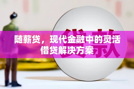 长武随薪贷，现代金融中的灵活借贷解决方案