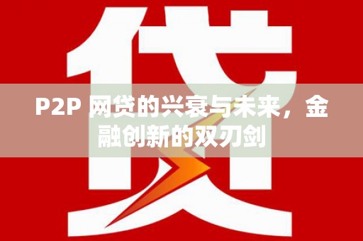 长武P2P 网贷的兴衰与未来，金融创新的双刃剑