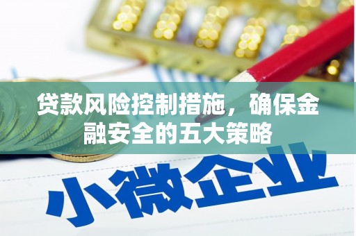 长武贷款风险控制措施，确保金融安全的五大策略