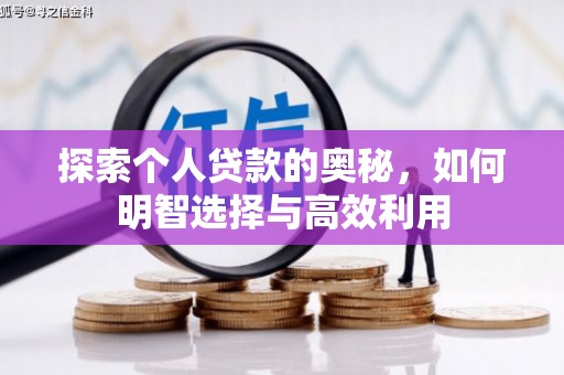 长武探索个人贷款的奥秘，如何明智选择与高效利用