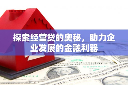 长武探索经营贷的奥秘，助力企业发展的金融利器