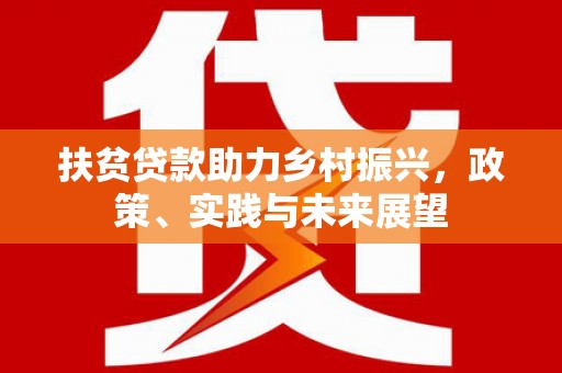 长武扶贫贷款助力乡村振兴，政策、实践与未来展望