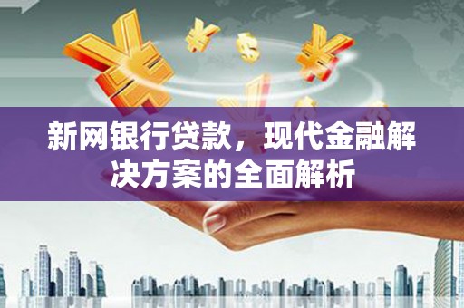 长武新网银行贷款，现代金融解决方案的全面解析