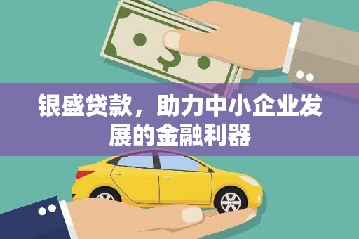 长武银盛贷款，助力中小企业发展的金融利器