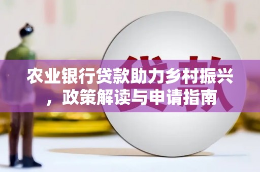 长武农业银行贷款助力乡村振兴，政策解读与申请指南