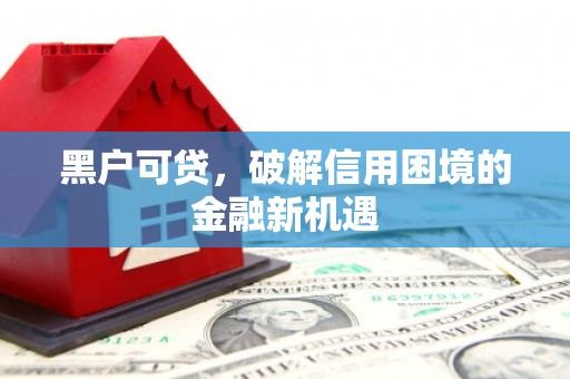 长武黑户可贷，破解信用困境的金融新机遇