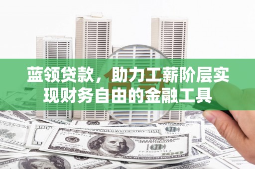 长武蓝领贷款，助力工薪阶层实现财务自由的金融工具