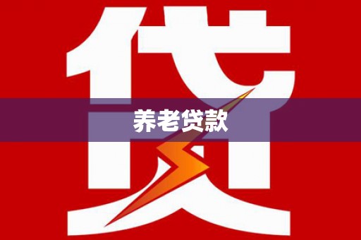 长武养老贷款