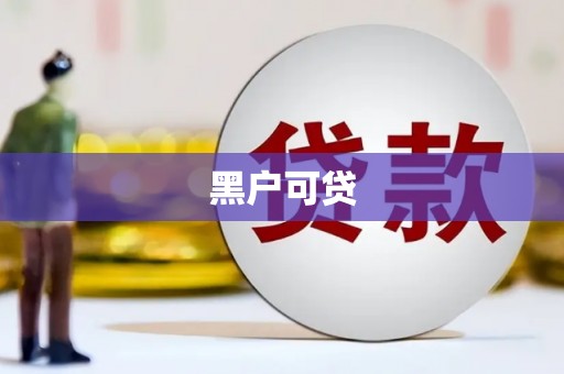 长武黑户可贷